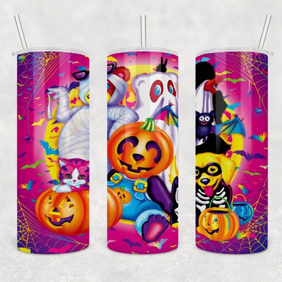 Other - Lisa Frank - "Halloween" Tumbler